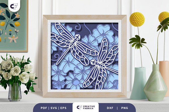 A Brand Designer’s Take on the Spring Dragonfly 3D SVG