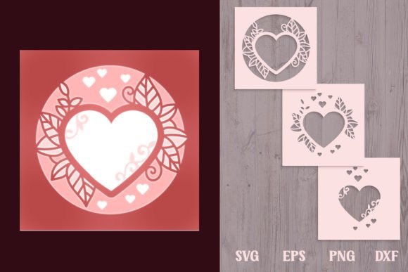 A Designer's Review of the Valentines Heart Shadow Box 3D SVG