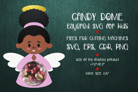 A Designer's Review: The Black Angel Girl Candy Dome 3D SVG