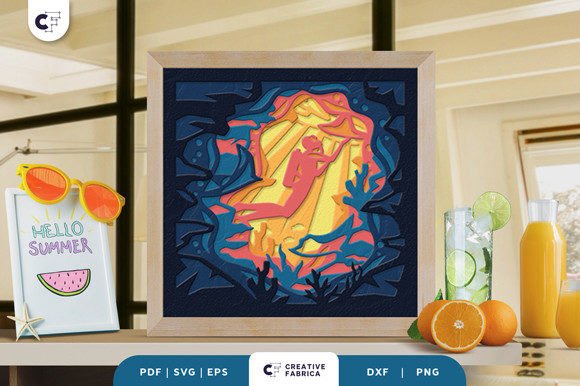 A Designer’s Review: Diving Shadow Box Paper Cut SVG for Modern Branding