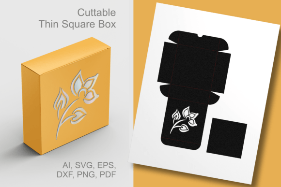 A Digital Publisher's Take on the Doodle Branch Square 3D SVG Gift Box