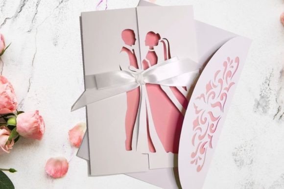 A Gate Fold Card Design for Embroidered Celebration