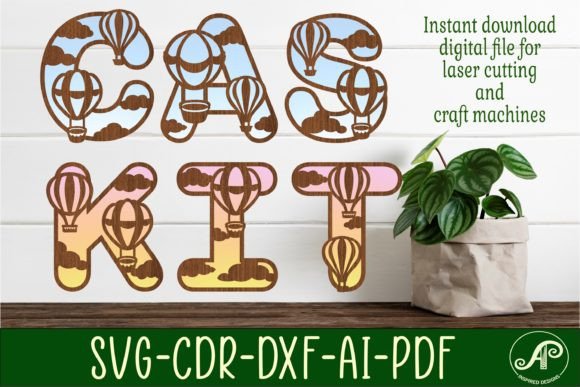 A Practical Review of the Hot Air Balloon Alphabet 3D SVG