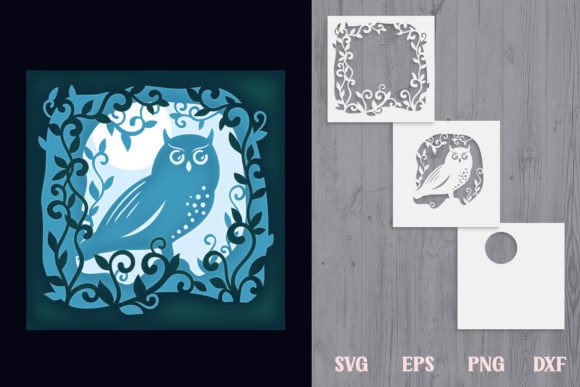 A Review of Forest Owl Shadow Box: A 3D SVG Design Asset for Bloggers