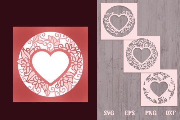 A Review of the Floral Heart 3D SVG Shadow Box Design