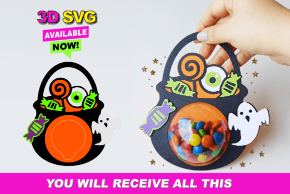 Candy Holder Halloween: A Brand Designer’s Review of This 3D SVG