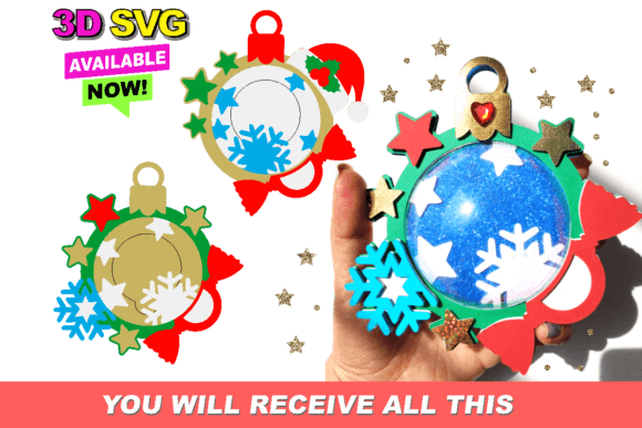 Candy Holder Ornament: A 3D SVG for Festive Crafting