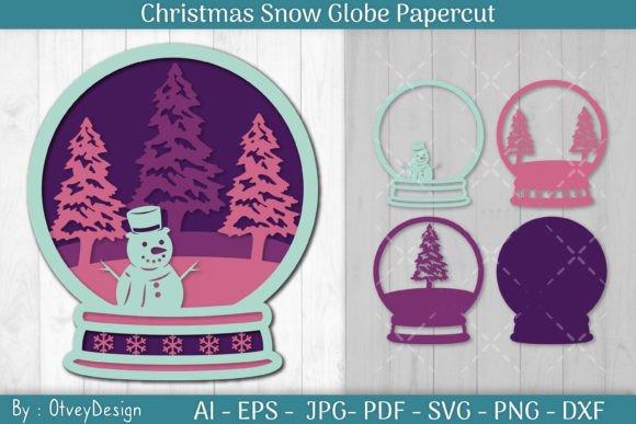 Crafting Magic: The Christmas Snow Globe 3D SVG for Handmade Businesses