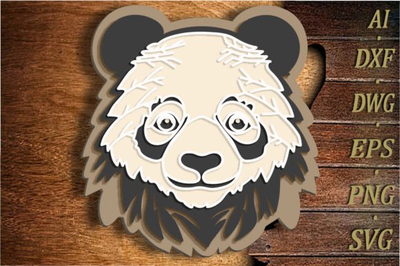 Multi-Layer 3D SVG Panda: A Shapes Asset for Publishing