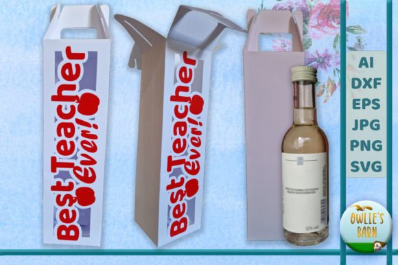 Reviewing the Wine Box for Teacher 3D SVG Gift Boxes