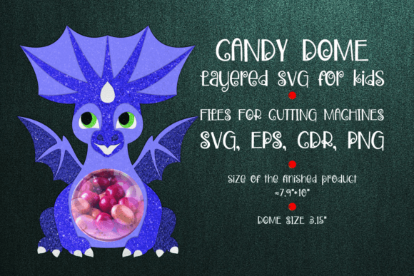 The Dragon Candy Dome Ornament: A Polished 3D SVG for Christmas Content